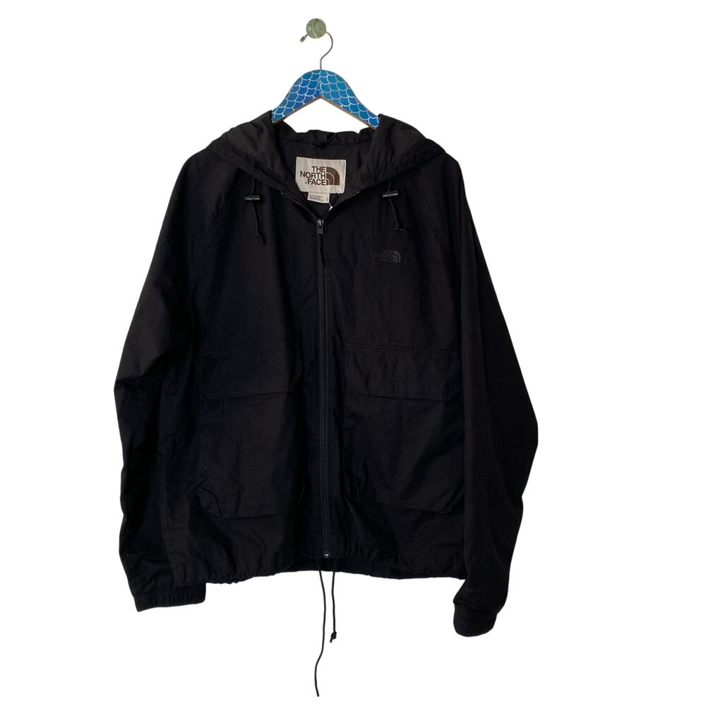 THE NORTH FACE Men’s Ripstop Wind Hoodie Jacket Black Size Medium